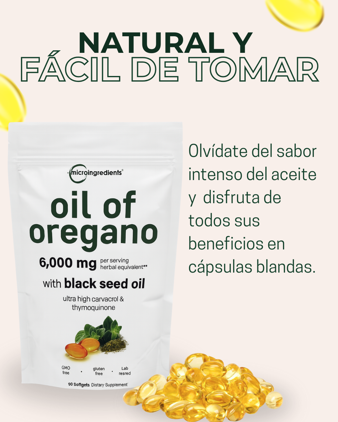 Capsulas Aceite de Oregano + semilla negra