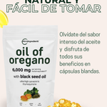 Capsulas Aceite de Oregano + semilla negra