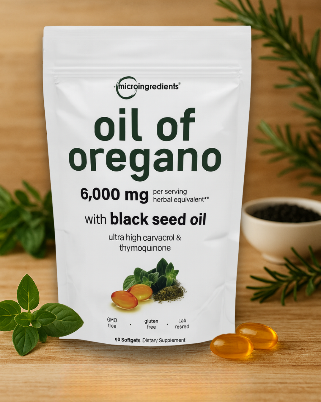 Capsulas Aceite de Oregano + semilla negra